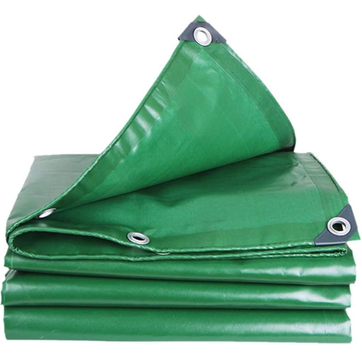 LSXIAO Waterproof Tarpaulin Fireproof Cloth Insulation Silicone Fiberglass Soft Connection Grommet with Free Rope Outdoor Camping Tent, 14 Sizes (Color : Green, Size : 3x3m) - Medaid International