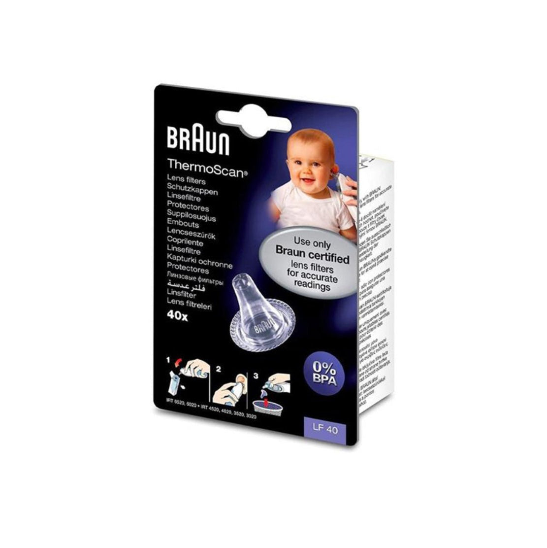 Braun Thermoscan Rechange 40X 40 pieces - Medaid International