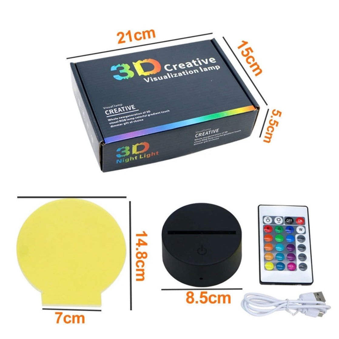 Erasable Writing Board Creative DIY RGB LED Memo Message Luminous Note Acrylic Writing Board Light - Medaid International