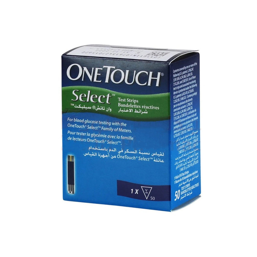 One Touch Select Strips 50 pieces - Medaid International