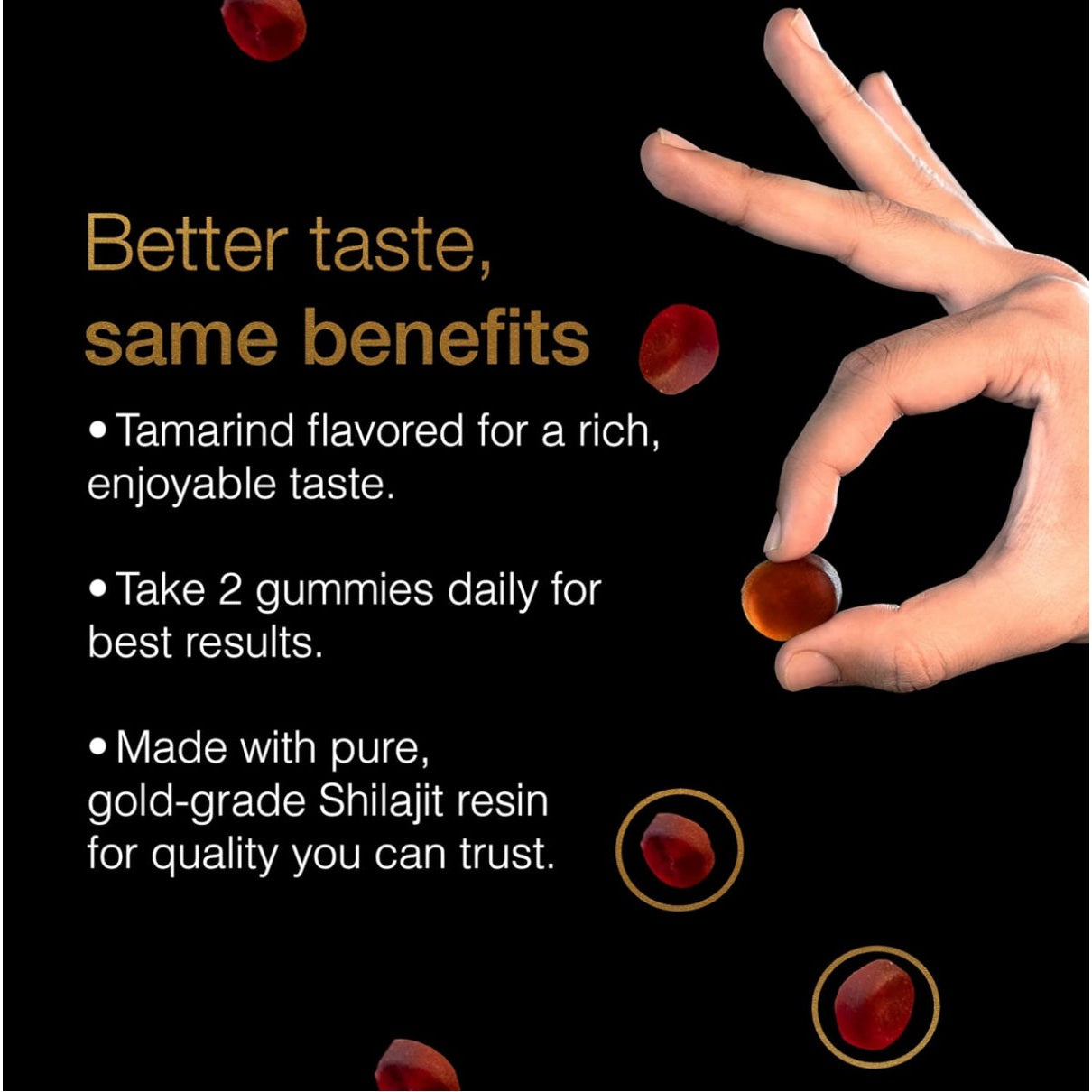 Be Bodywise Pure Himalayan Shilajit Gummies Gold I No Added Sugar I Ashwagandha - Medaid International