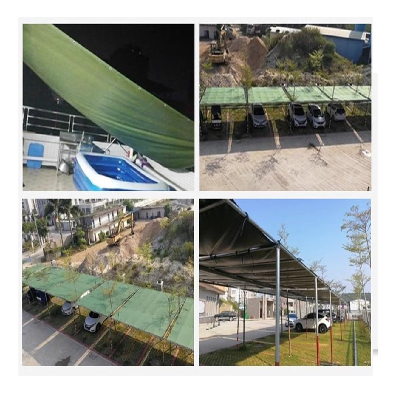 Rygcrud Flame-Retardant Tarpaulin, Foldable Ground Tarp Sheet Car Truck Canvas Canopy Cloth Anti-Aging Fishing Camping Tent Tear Resistance(2X3m) - Medaid International
