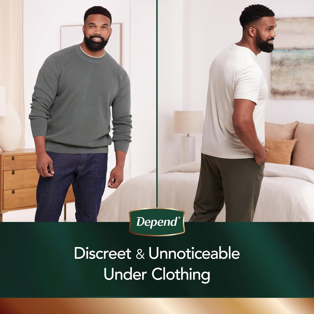 Depend Real Fit Incontinence Underwear for Men, Disposable, Maximum Absorbency, Large/Extra Large, 52 Count (2 Packs of 26), Packaging May Vary - Medaid International