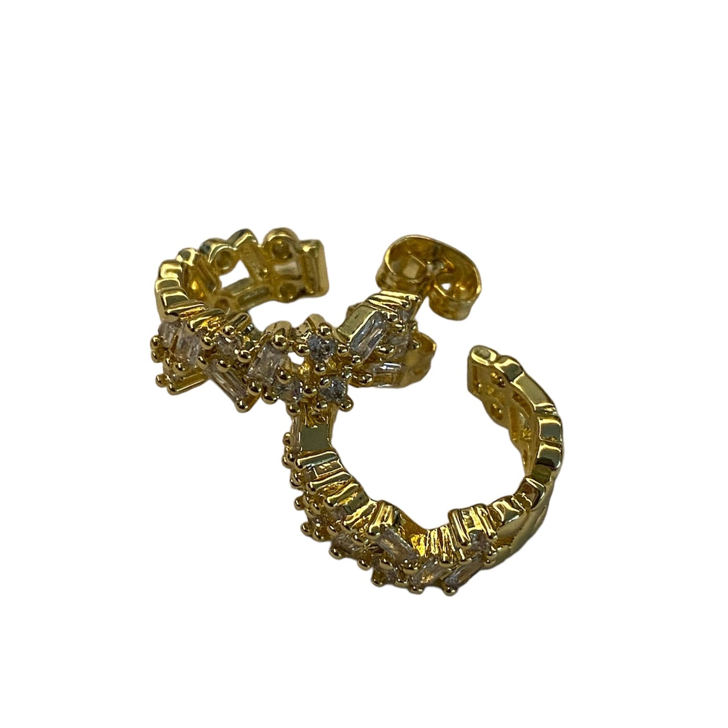 Golden diamond earrings accessory #4067 - Medaid International