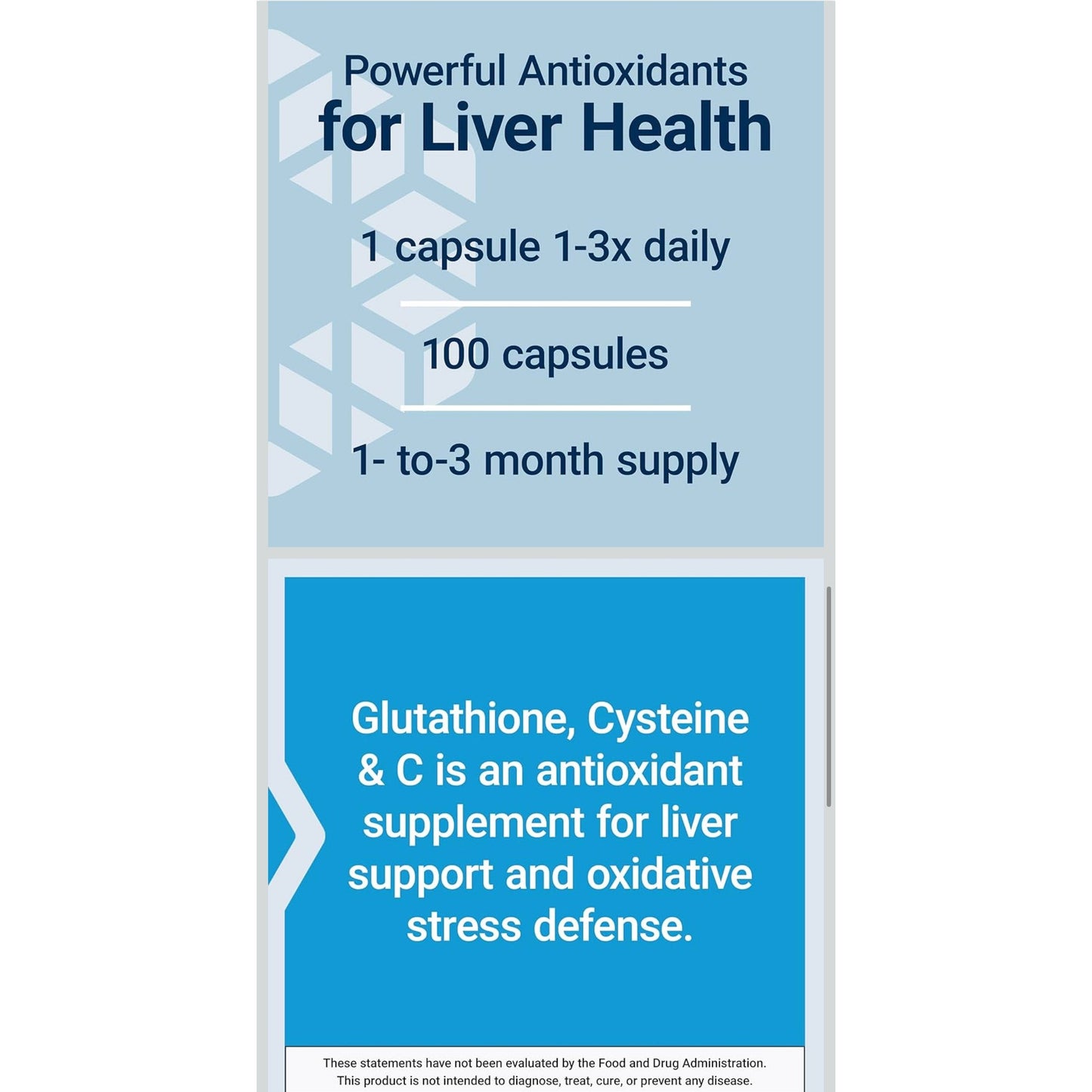 Life Extension Glutathione, Cysteine & C, 500 mg of Vitamin C, Powerful antioxidant Supplement to Support Liver Health, Gluten-Free, Non-GMO, 100 Capsules - Medaid International