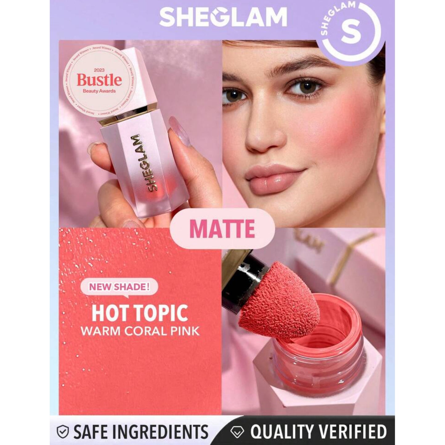Sheglam liquid blush - All Colors - Medaid