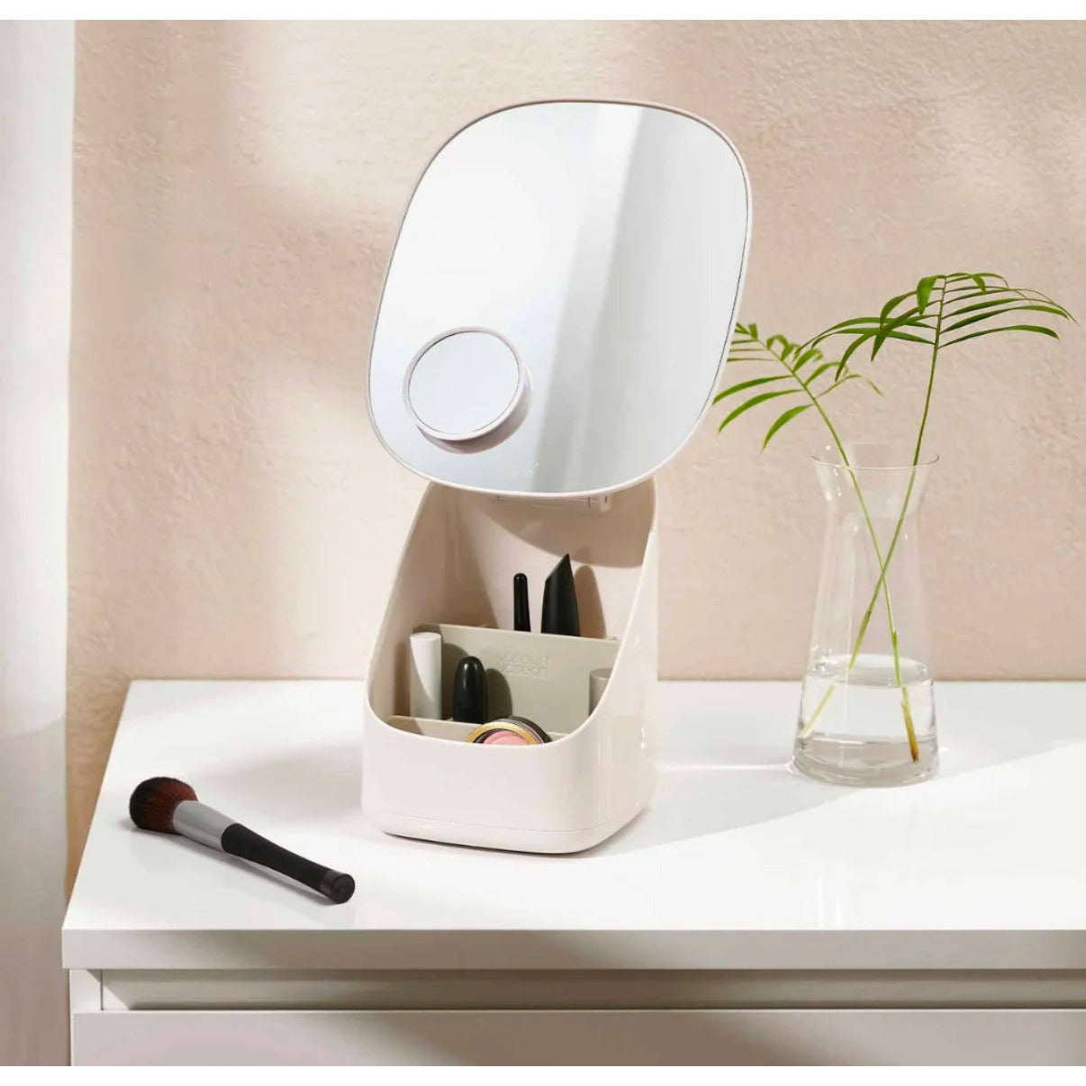 Joseph Joseph Viva Pedestal Mirror With Storage - Medaid International