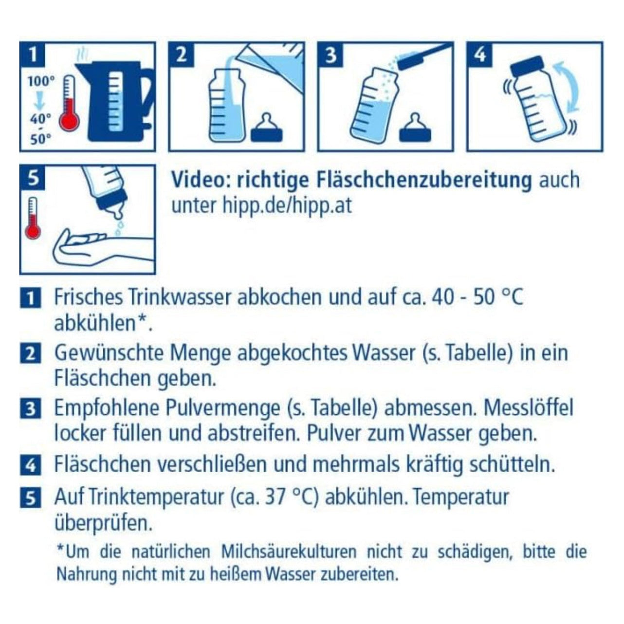 HiPP PRE Bio Combiotik (4 x 600 g), Initial Milk from Birth, with Natural Lactic Acid Cultures, Contains Only Lactose as Carbohydrate, in Best Organic Quality - Medaid International