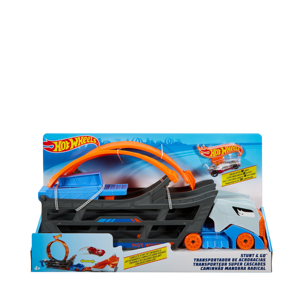 Hot Wheels Stunt & Go Hauler By Mattel - Medaid International