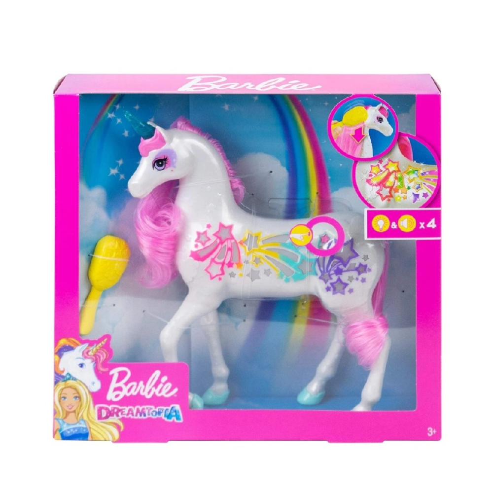 Barbie Dreamtopia Brush 'N Sparkle Unicorn by Mattel - Medaid International