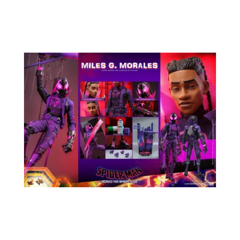 Marvel Miles G Morales Sixth Scale Figure By Hot Toys - Medaid International