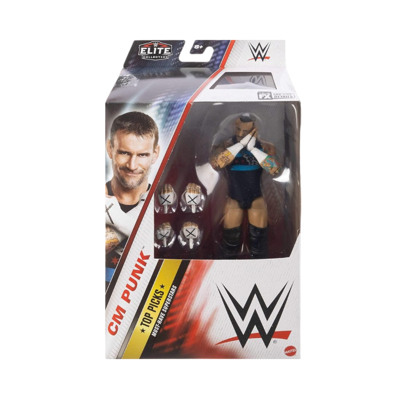 WWE Wwe Top Picks Grand Champions Cm Punk Toys by Mattel - Medaid International