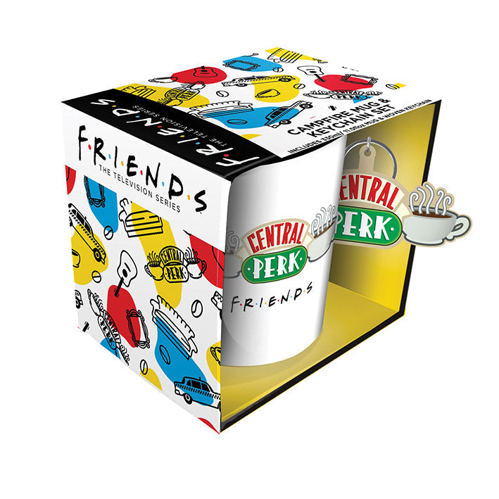 FRIENDS - CENTRAL PERK(CAMPIRE MUG & KEYCHAIN SET) By Pyramid - Medaid International