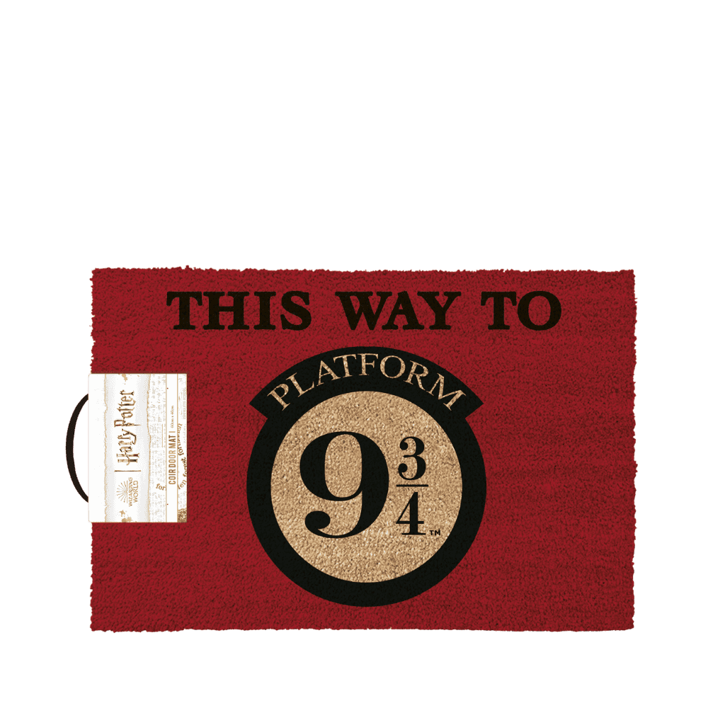 HARRY POTTER - THIS WAY TO PLATFORM 9 3/4S 60X40 (DOORMAT) BY PYRAMID - Medaid International