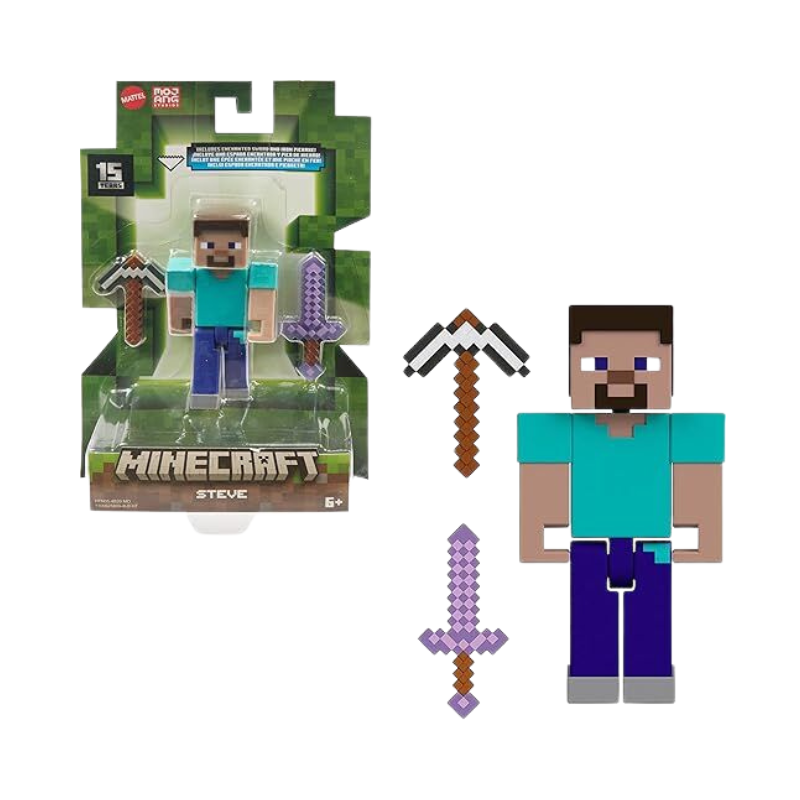 Minecraft Minecraft Core 3,25" Fig. Steve Toys by Mattel - Medaid International
