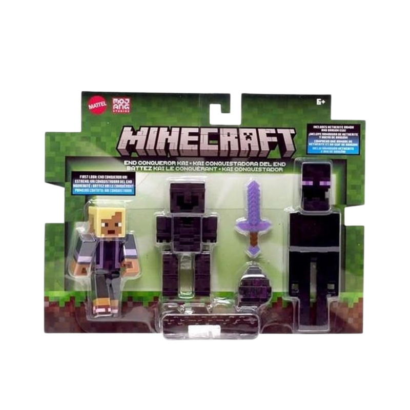 Minecraft Core 3.2 In Figure 2-Pack End Conqueror Toys by Mattel - Medaid International