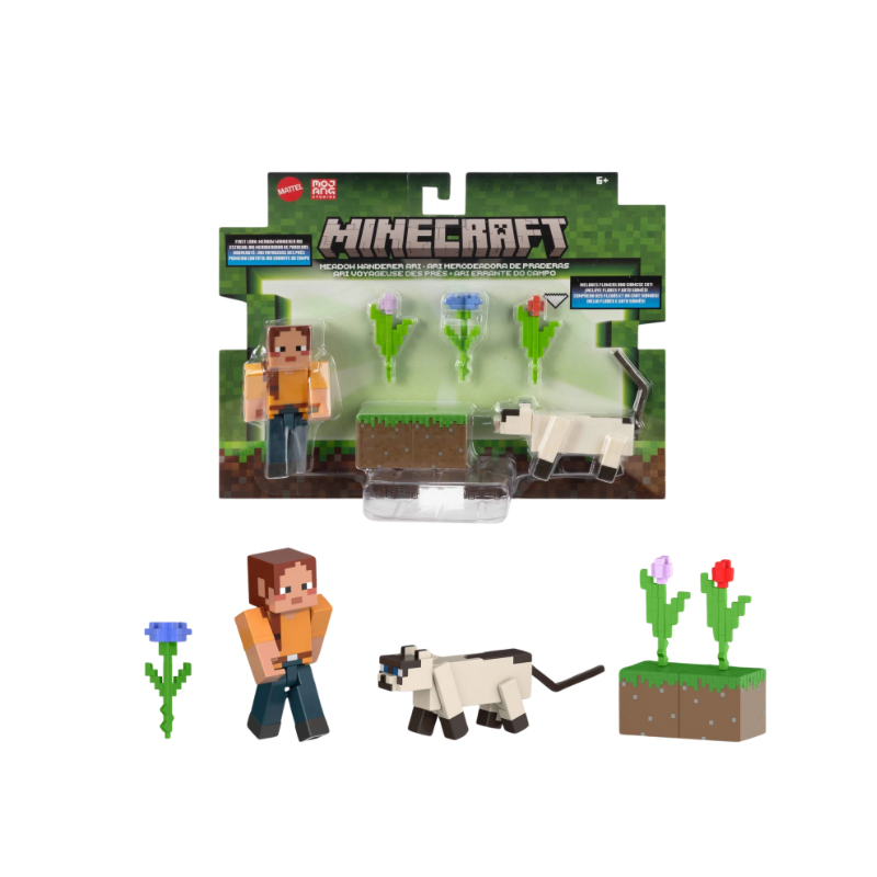 Minecraft Core 3.2 In Figure 2-Pack Meadow Toys by Mattel - Medaid International