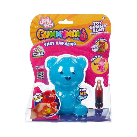 RUBBERY SQUEEZABLE GUMMY-BEAR SHAPE BLUE COLOR - Medaid International