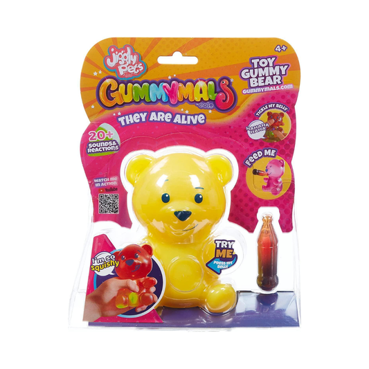 RUBBERY SQUEEZABLE GUMMY-BEAR SHAPE YELLOW COLOR - Medaid International