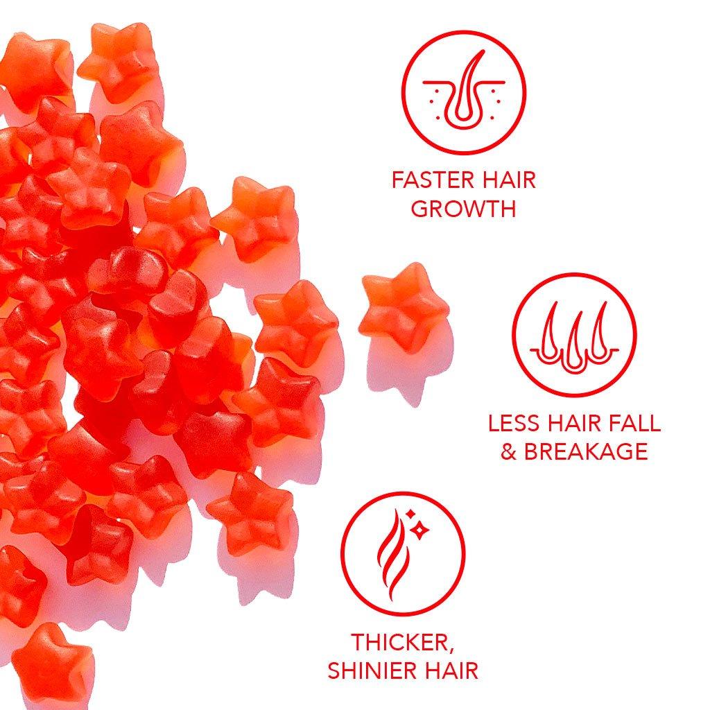 Hairtamin Gummy Star - 60 - Medaid International
