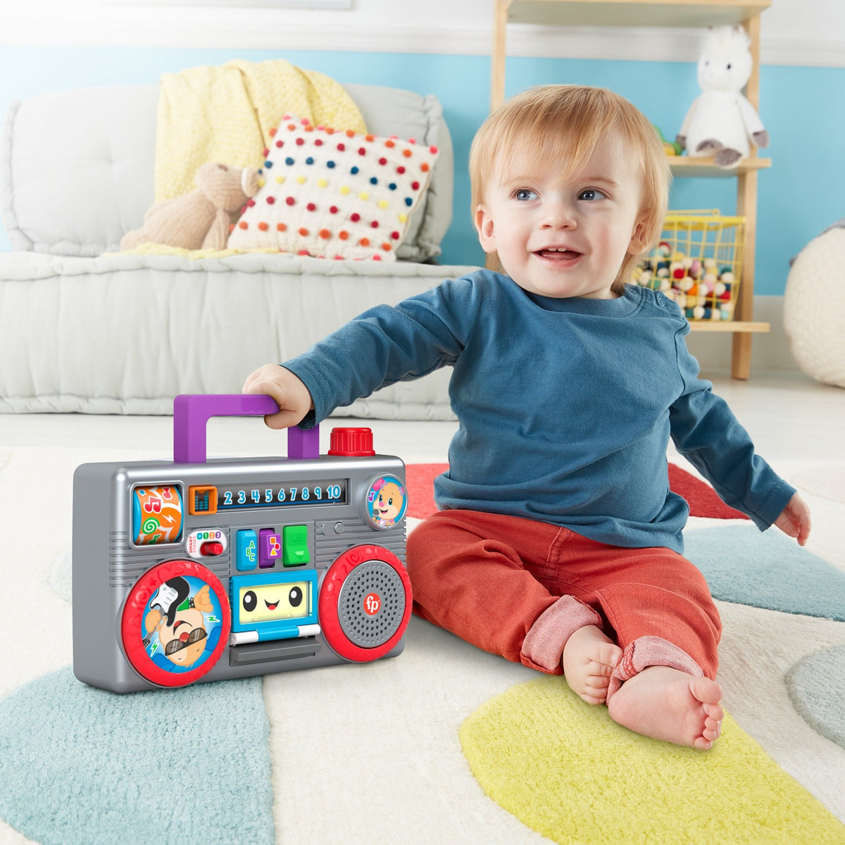Fisher Price Laugh & Learn  - Boombox - English By Mattel - Medaid International