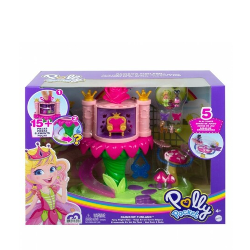 Polly Pocket™ Rainbow Funland Rides (2) By Mattel - Medaid International