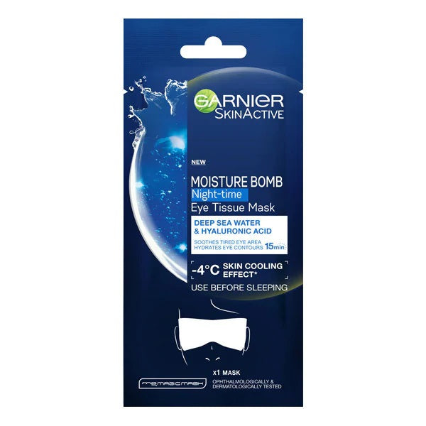 Garnier hydra bomb eye night tissue mask - Medaid International