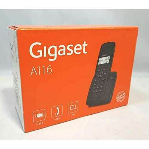 Cordless Phone, A116 - Black - Medaid International