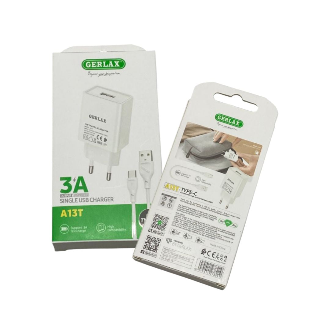 2in1 GERLAX Charging Adapter Type-C A13T - Medaid International