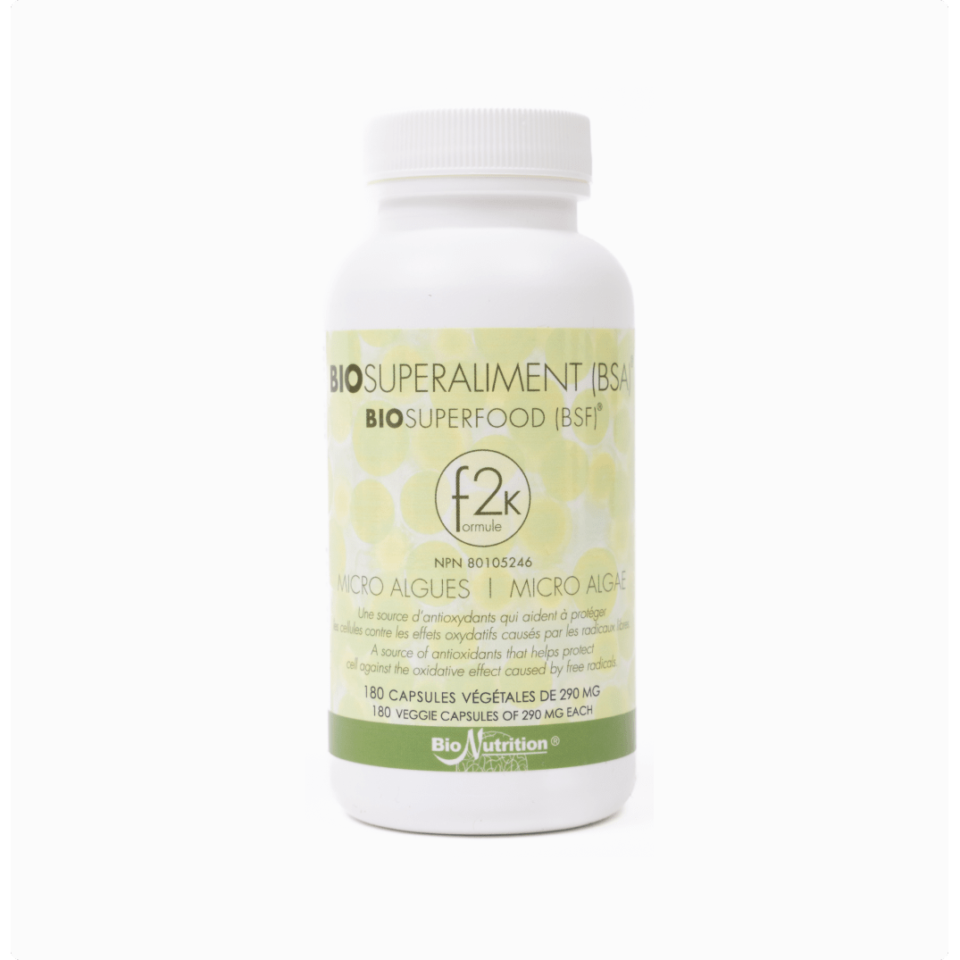 BioSuperfood formula F2K 180 capsules | BioSuperaliment formule F2K 180 capsules - Medaid International
