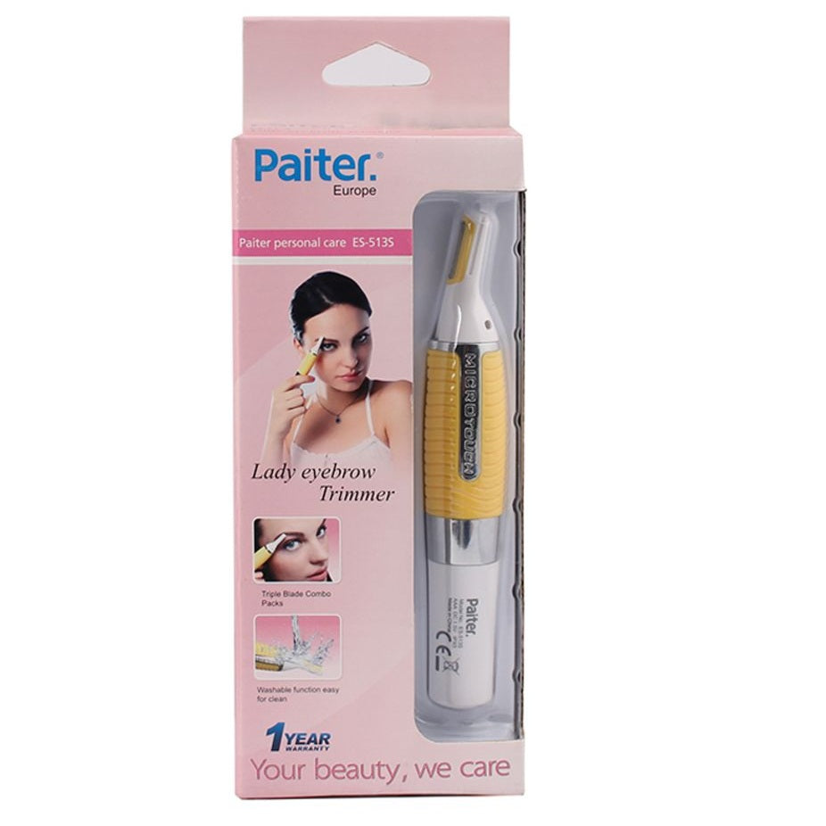 Paiter Nose, Ears, Brows Electric Hair Trimmer & Razor for Women - Medaid International