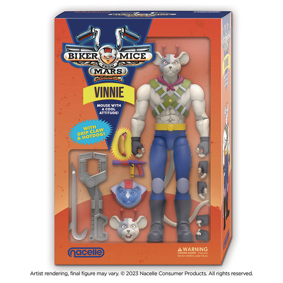 Biker Mice Vinnie Action Figures By Nacelle - Medaid International