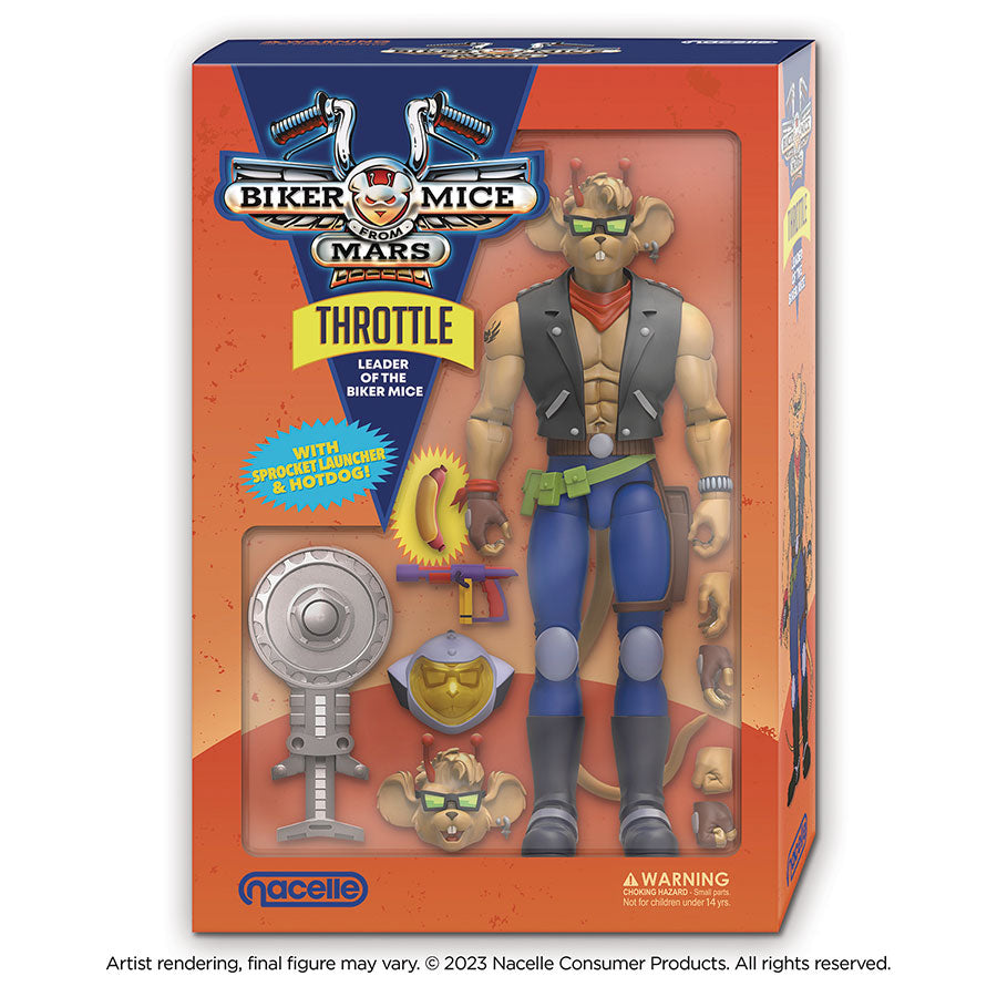 Biker Mice Throt Action Figures By Nacelle - Medaid International