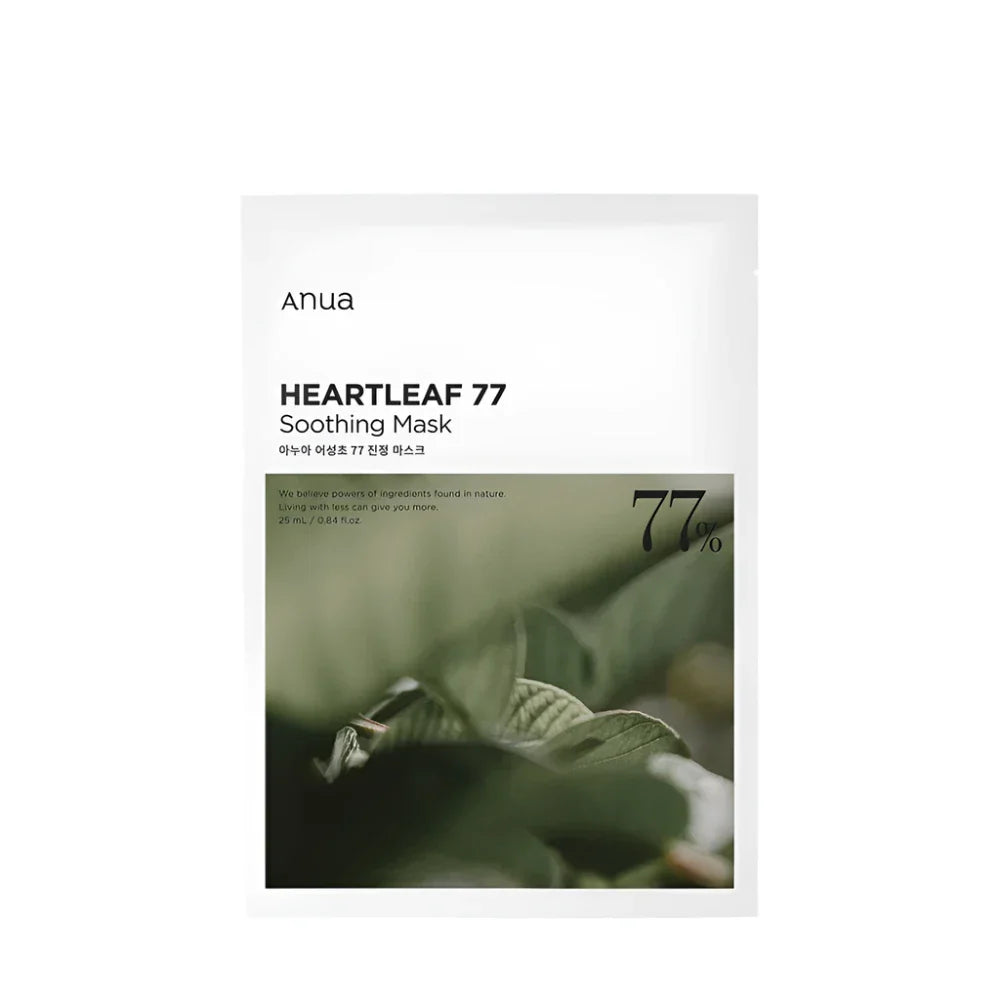 ANUA - HEARTLEAF 77% SOOTHING SHEET MASK - Medaid International