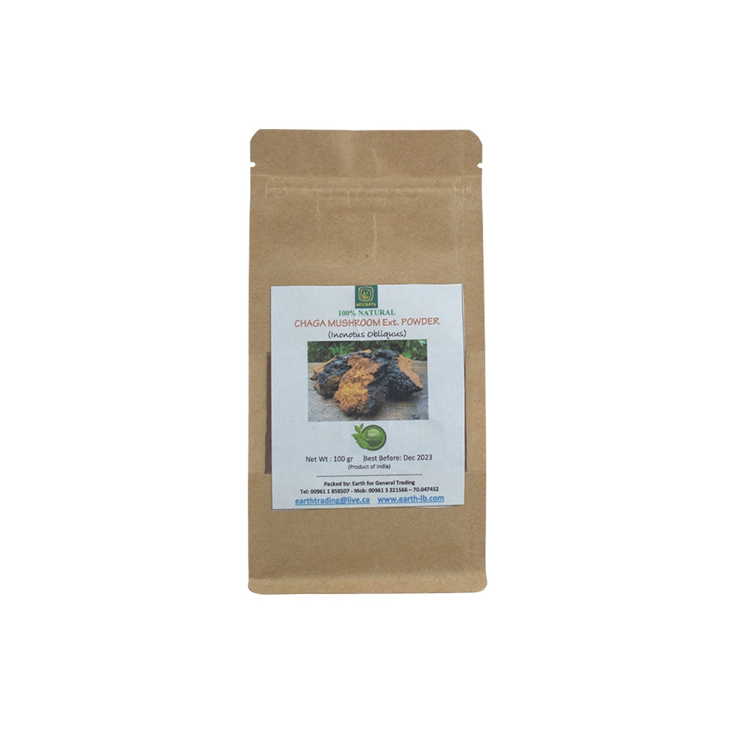 HERBATY MUSHROOM POWDER - CHAGA - Medaid International