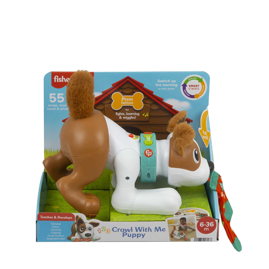 123 Crawl With Me Puppy-QE by Mattel - Medaid International