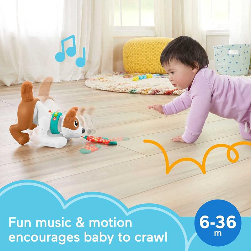 123 Crawl With Me Puppy-QE by Mattel - Medaid International