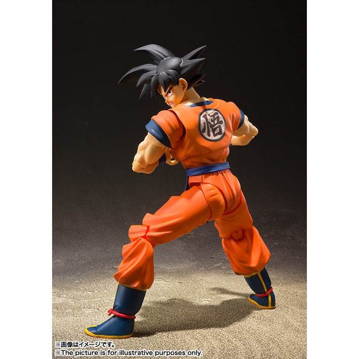 Dragon Ball SON GOKU RAISED ON EARTH RE. S.H. Figuarts Action Figure by Bandai Tamashii - Medaid International