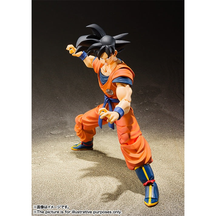 Dragon Ball SON GOKU RAISED ON EARTH RE. S.H. Figuarts Action Figure by Bandai Tamashii - Medaid International