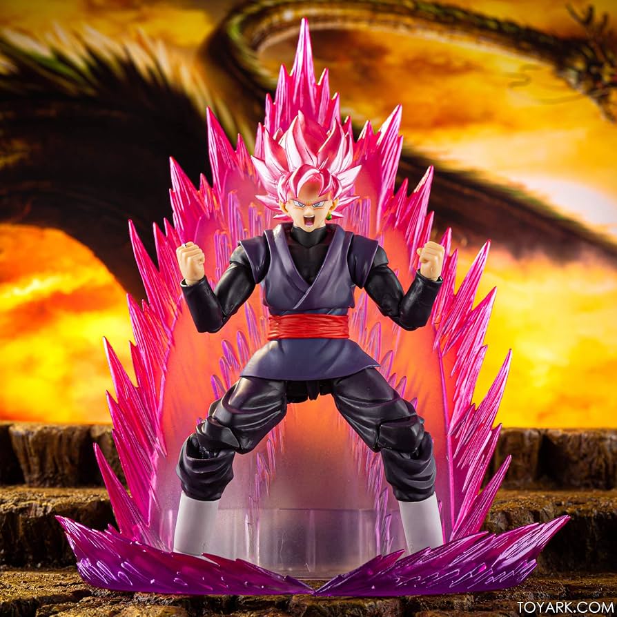 Dragon Ball Gokou Black -Super Saiyan Rose-SH Figuarts Action Figure By Bandai Tamashii - Medaid International