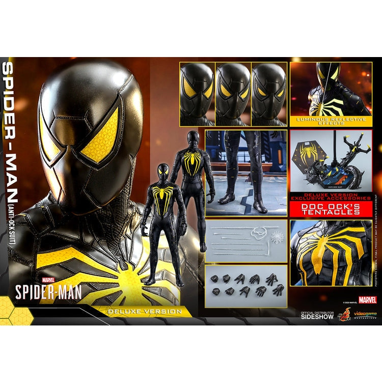 Marvel Spiderman Anti-Ock Suit Deluxe Ver. 1/6 Scale By Hot Toys - Medaid International
