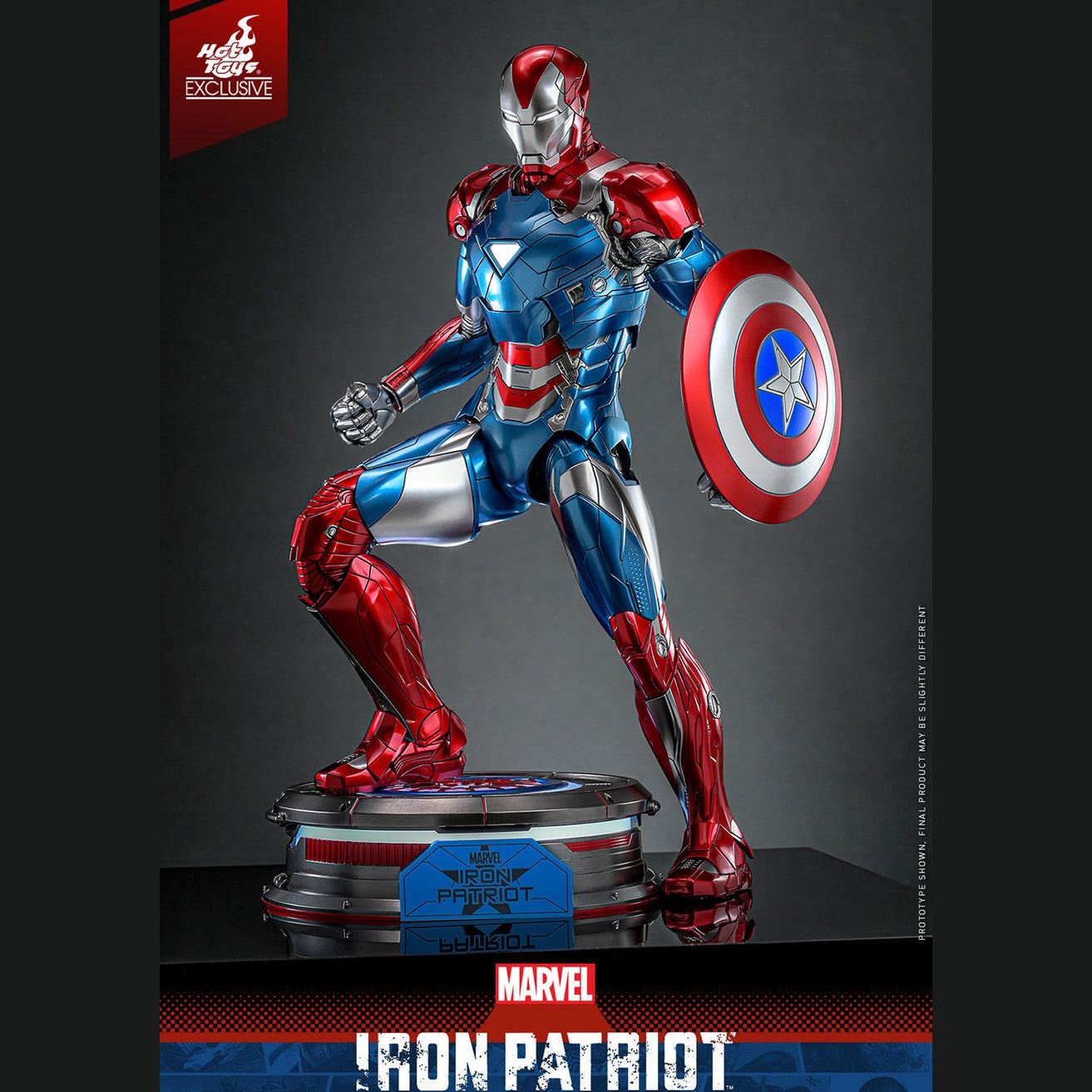 Iron Patriot CMS021 Action Figure By Hot Toys - Medaid International