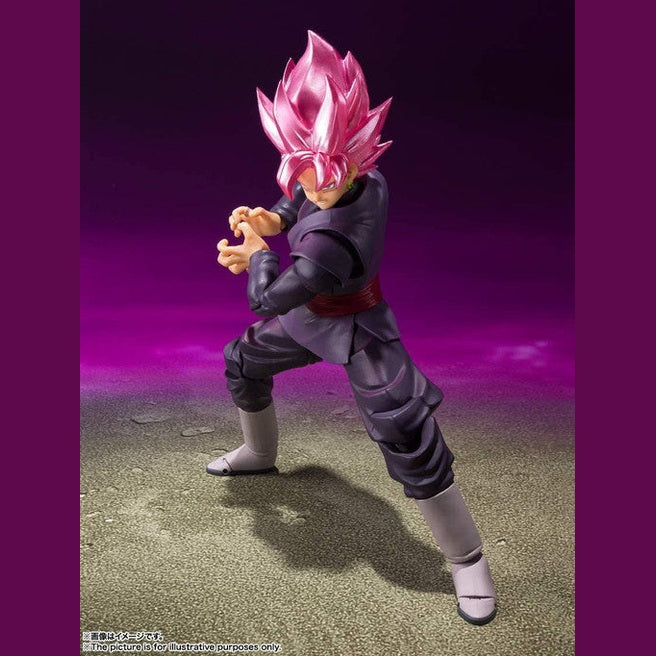 Dragon Ball Super Goku Black Super Saiyan Rose S.H.Figuarts Action Figure  By Bandai Tamashii - Medaid International