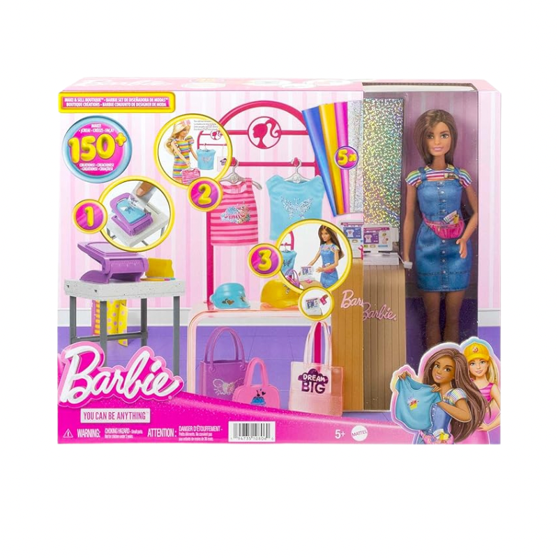 Barbie Barbie Make & Sell Boutique Playset Toys by Mattel - Medaid International