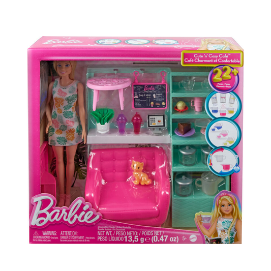 Barbie Self-care Tea Shop Playset By Mattel - Medaid International