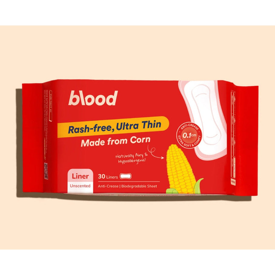 Panty Natural Liners Blood - 15 Cm - Natural, Made From Corn - 30 pcs - Medaid International
