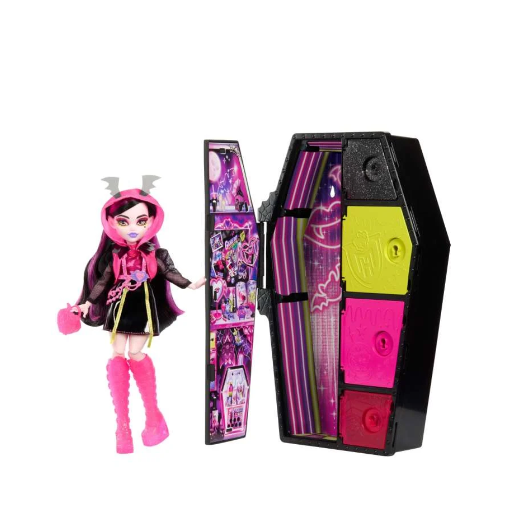 Monster High Skulltimates Secrets Neon Frights Series - Draculaura By Mattel - Medaid International