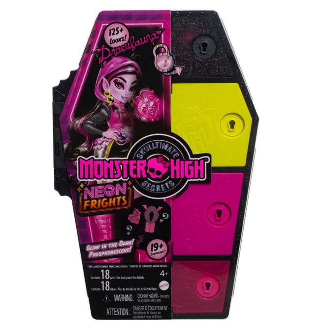 Monster High Skulltimates Secrets Neon Frights Series - Draculaura By Mattel - Medaid International
