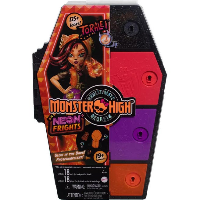 Monster High Skulltimates Secrets Neon Frights Series - Toralei By Mattel - Medaid International