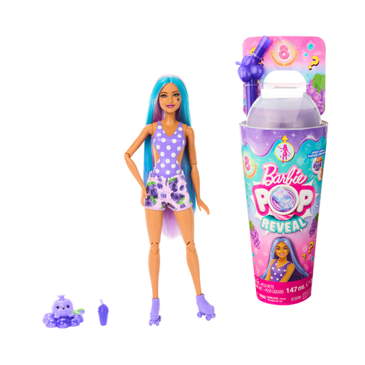 Barbie Pop! Reveal Juicy Fruit Series - Grape Fruits By Mattel - Medaid International